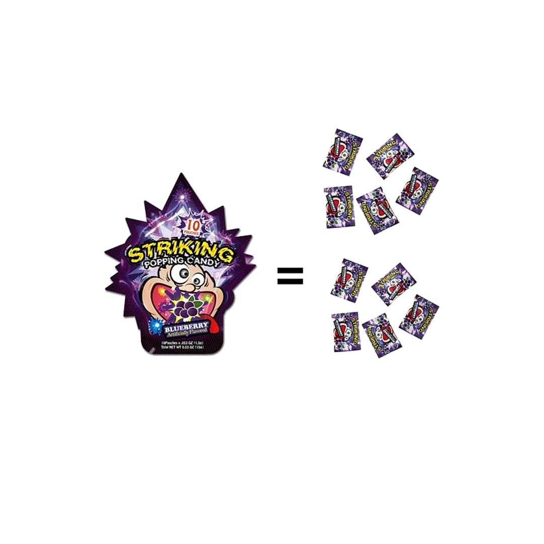 Striking Popping Candy Myrtille