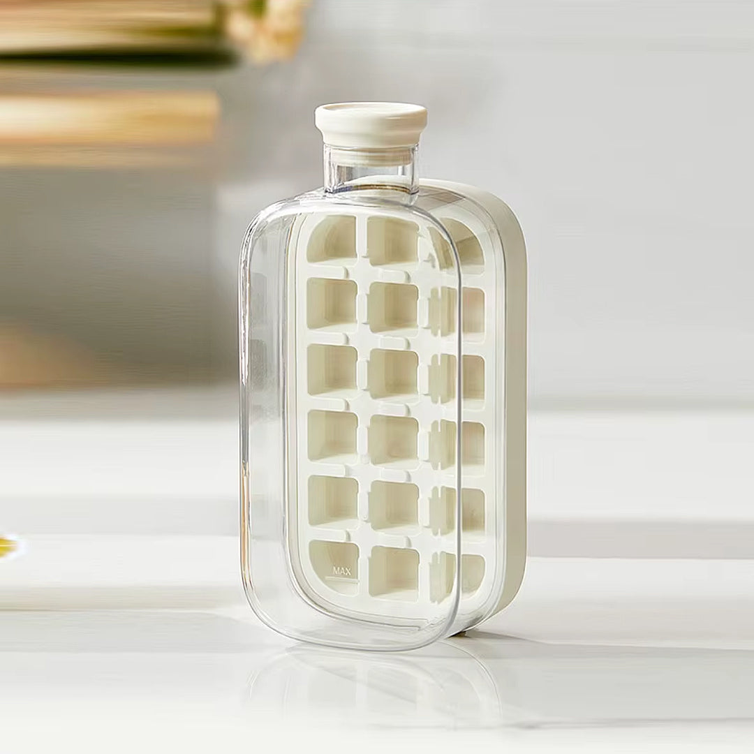 Bouteille d'eau à glaçons 80Cl Blanc