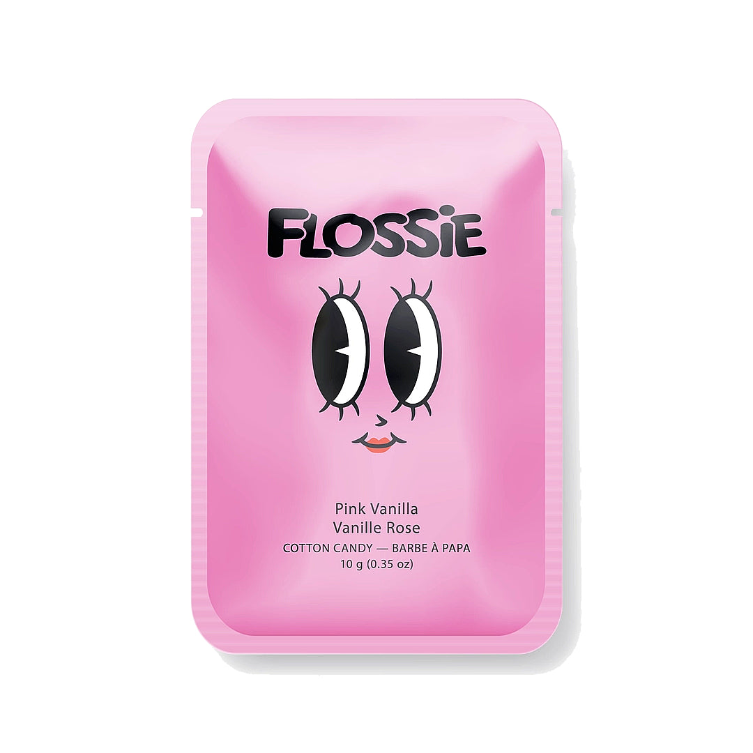 Barbe à papa rose vanille