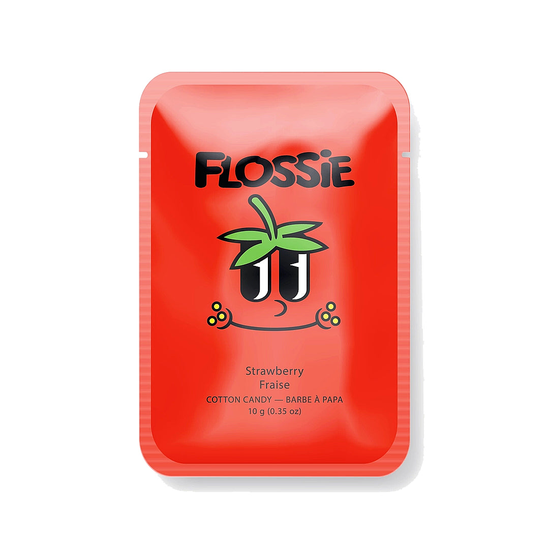 barbe à papa aux fraises