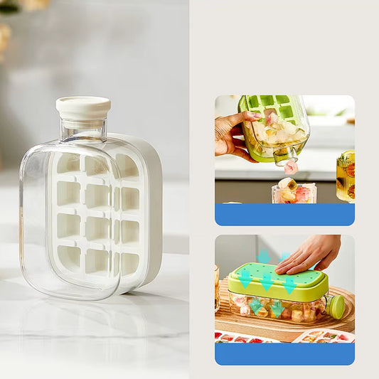 Bouteille d'eau à glaçons Blanc 50Cl