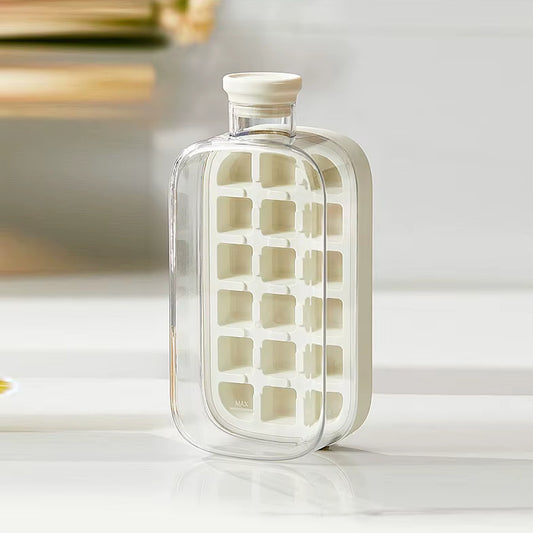 Bouteille d'eau à glaçons 80Cl Blanc