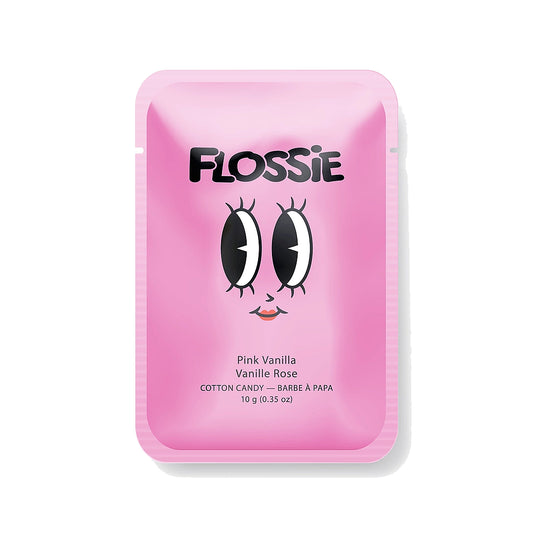 Barbe à papa rose vanille