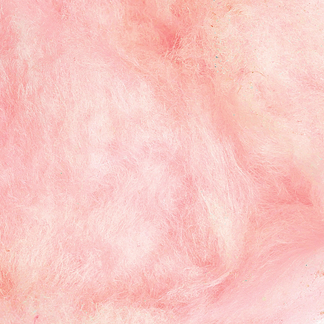 barbe à papa aux fraises