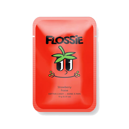 barbe à papa aux fraises
