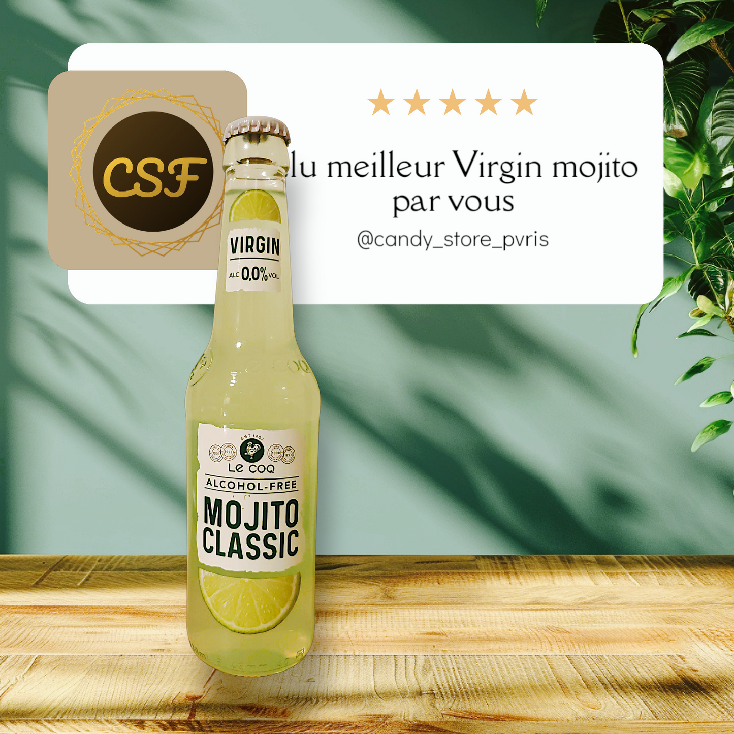 Le Coq Virgin mojito