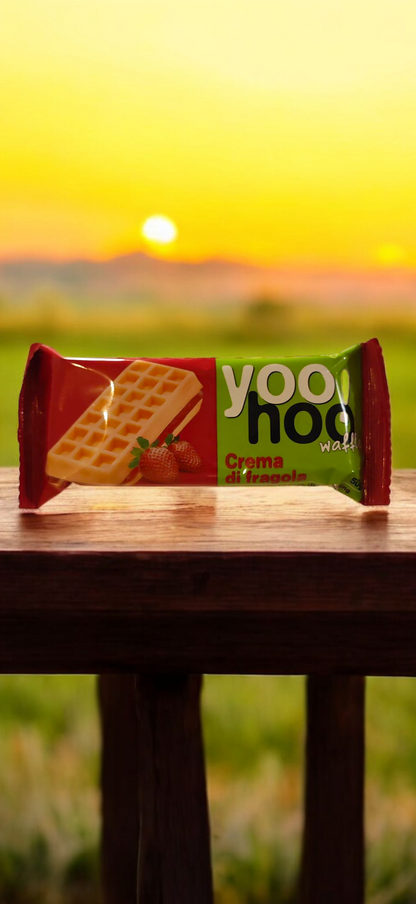 Gaufre Yoo'Hoo fraise