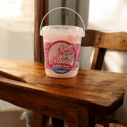 Barbe à papa bubble-gum